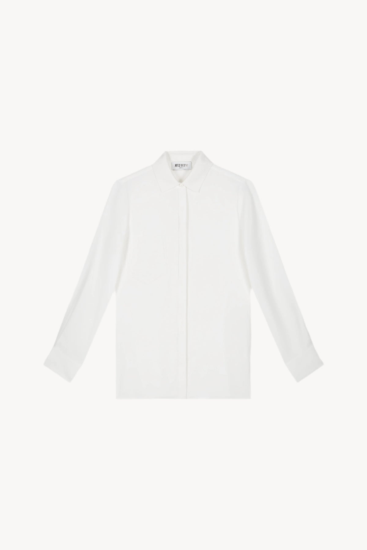 Chemise col tricot - Blanc Cassé