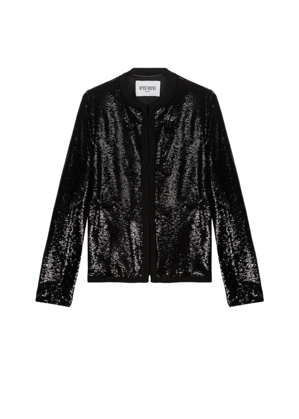 Sequin jacket - Black