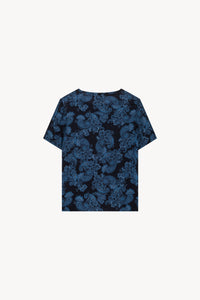 Top trois trous - Bleu Denim