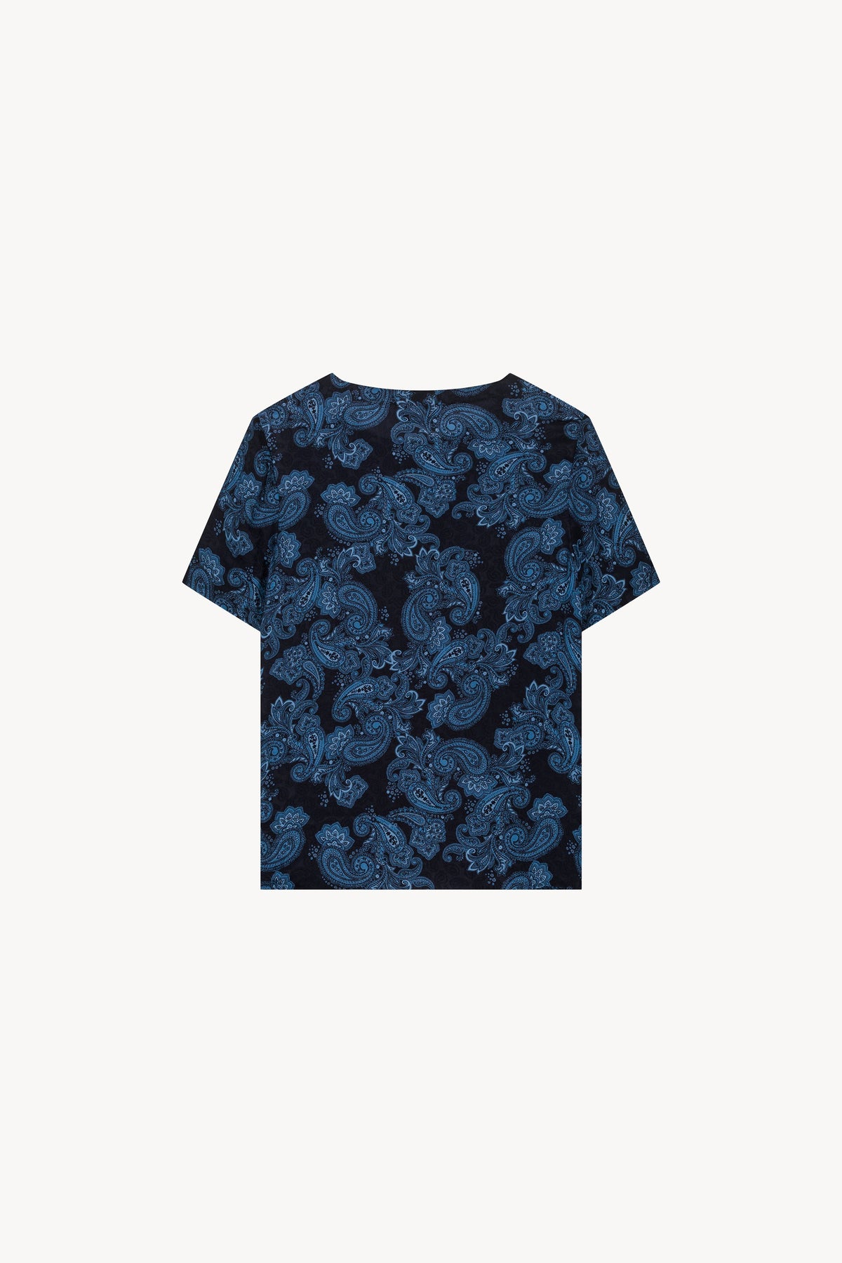 Top trois trous - Bleu Denim