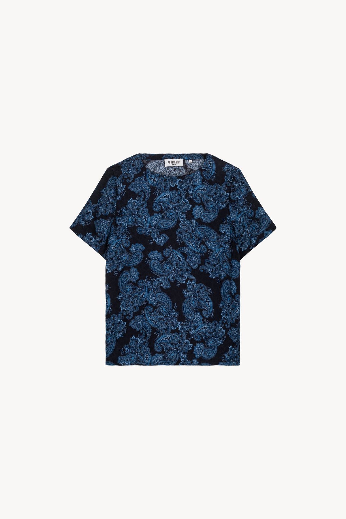 Top trois trous - Bleu Denim