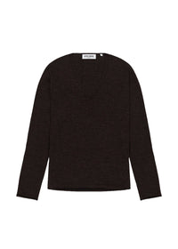 Wool V-neck jumper - Ebene