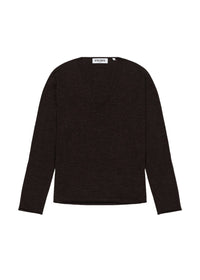 Wool V-neck jumper - Ebene