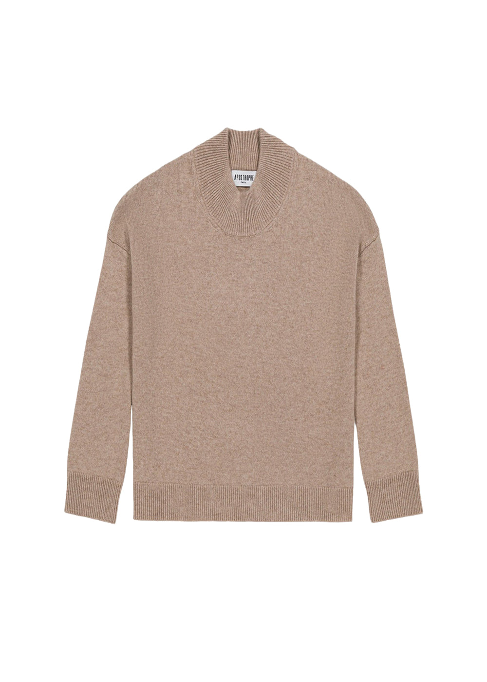 Pull ample et court en cachemire - Beige Clair