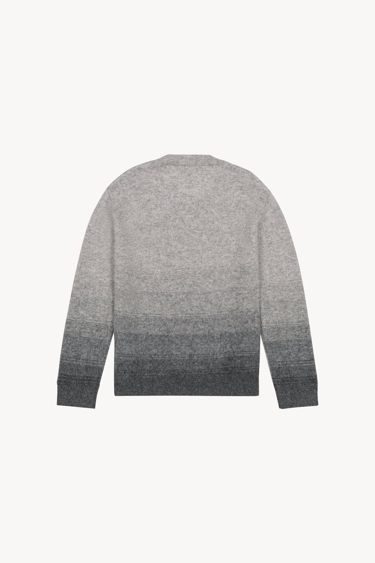 Pull col rond souffle - Gris Moyen