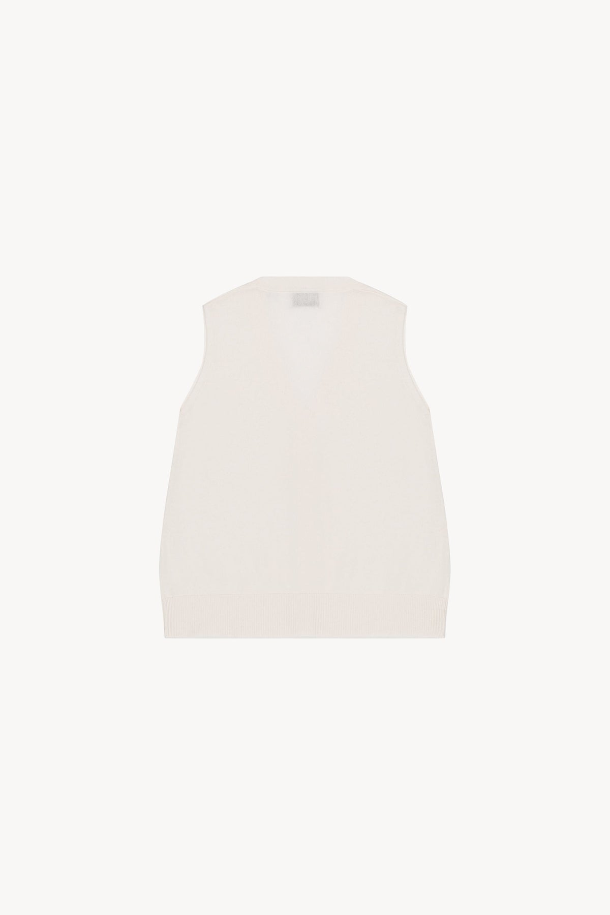Gilet sans mc logo embosse - Blanc Cassé