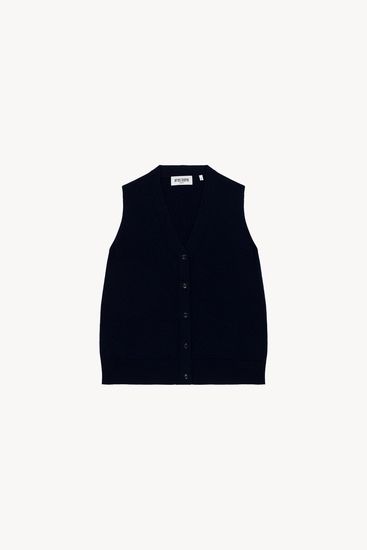 Gilet sans mc logo embosse - Marine