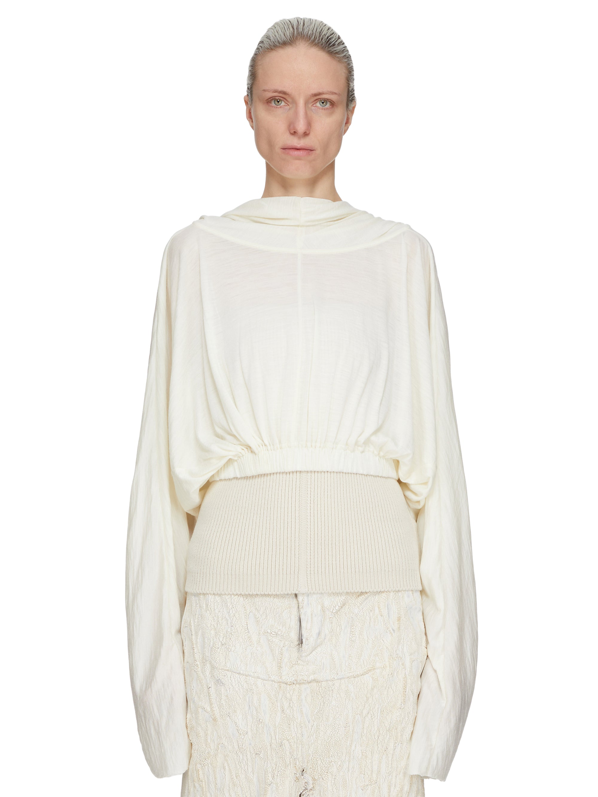 CROPPED HOODED TUNIC