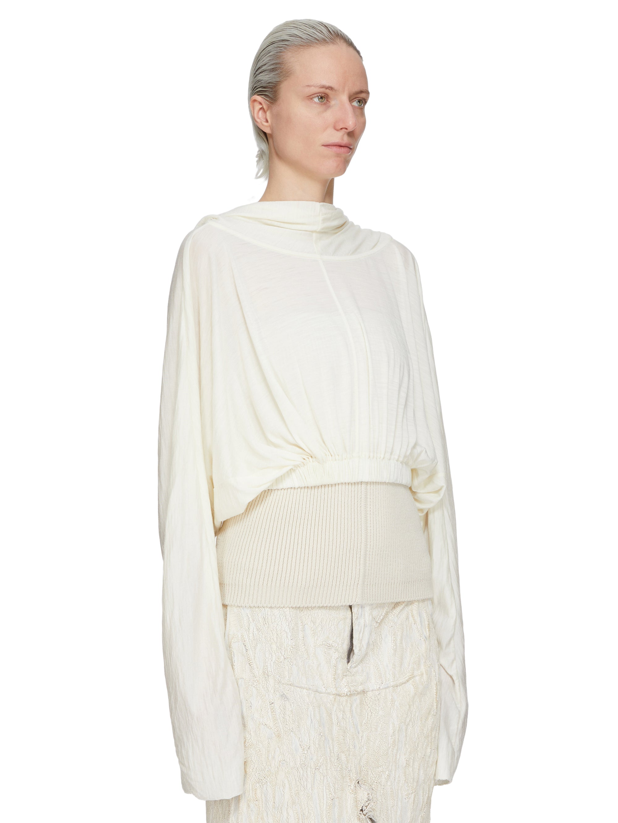 CROPPED HOODED TUNIC