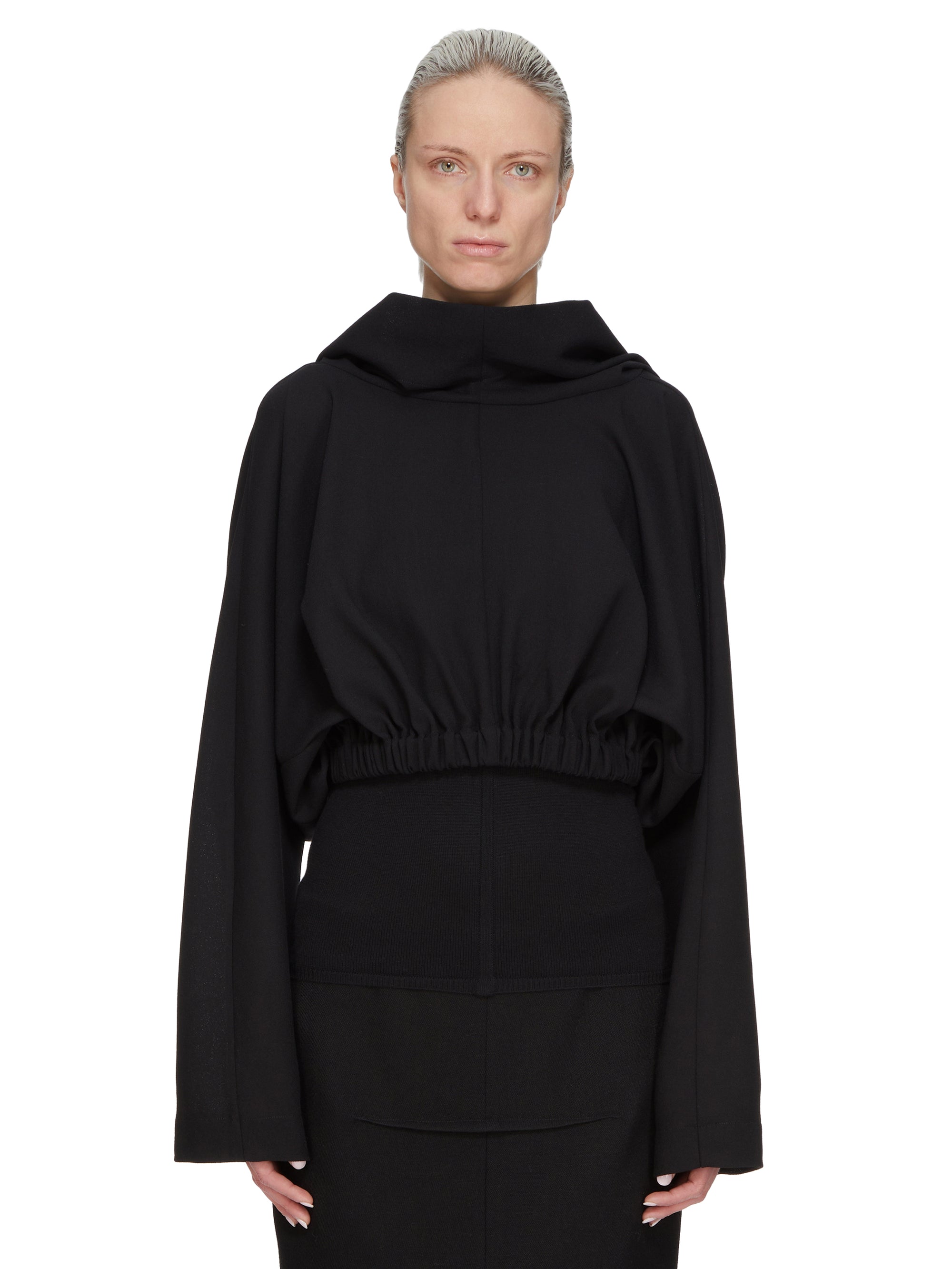 CROPPED HOODED TUNIC