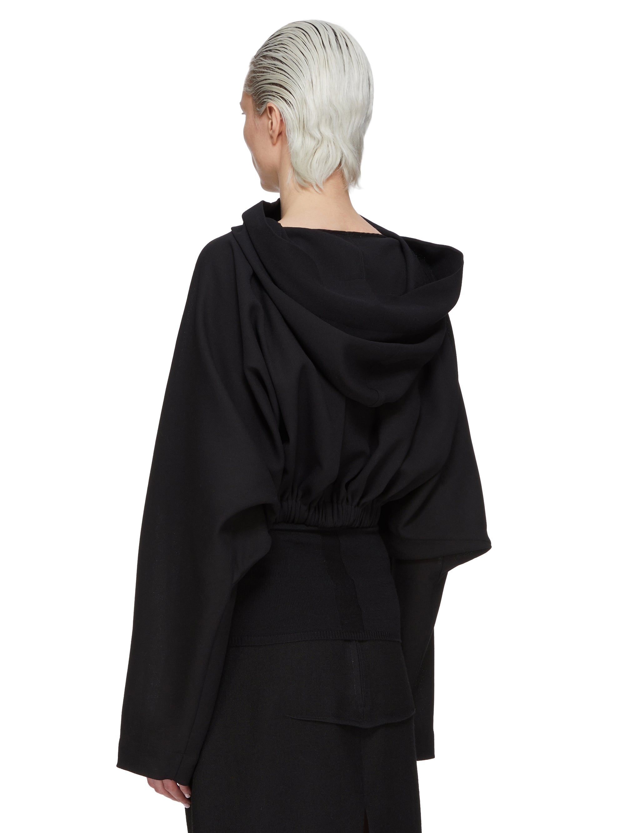 CROPPED HOODED TUNIC
