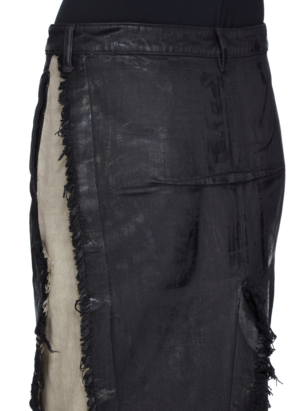 ZZNO PICS // DENIM SLICED SKIRT