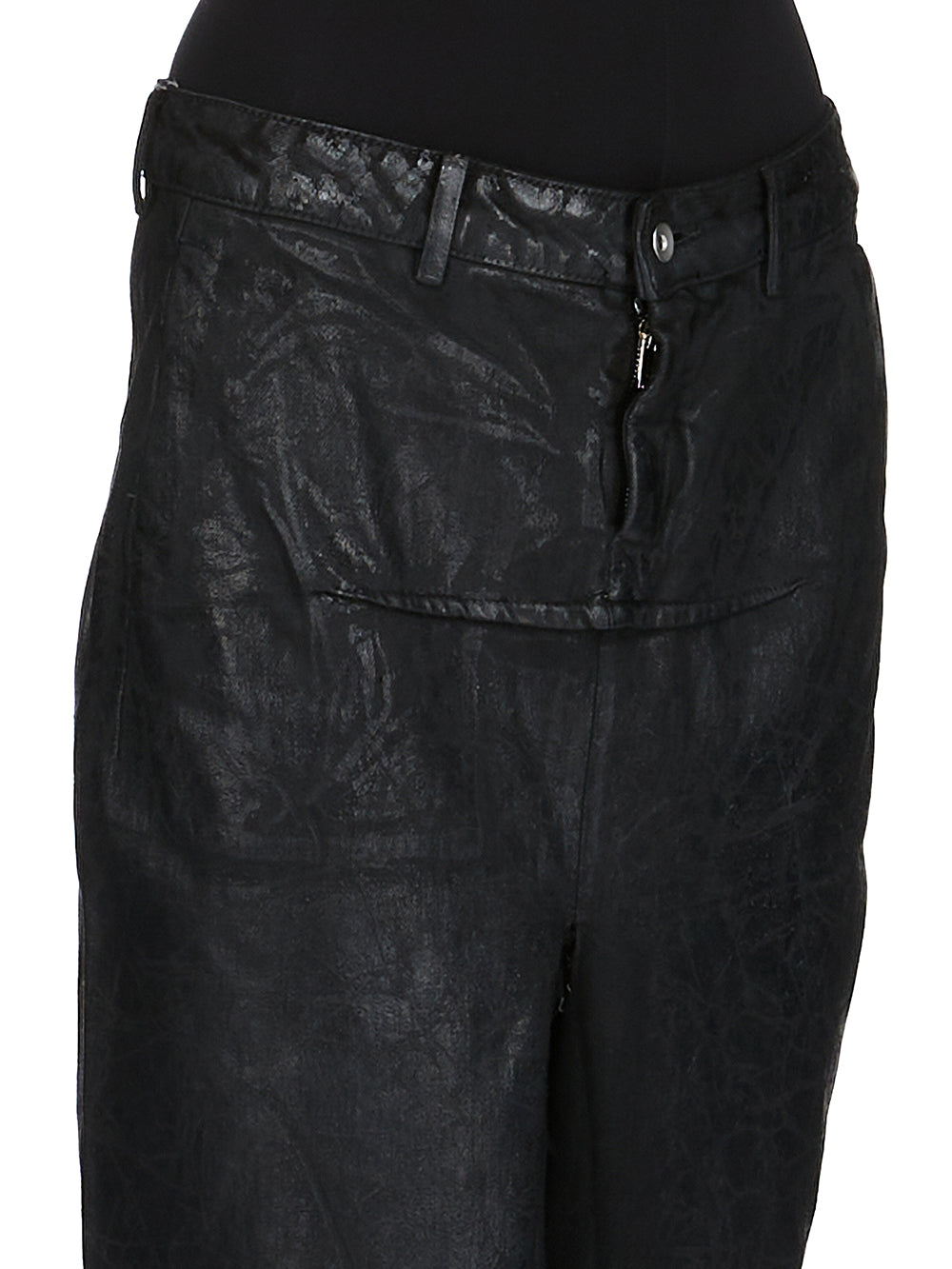 DENIM SLICED SKIRT