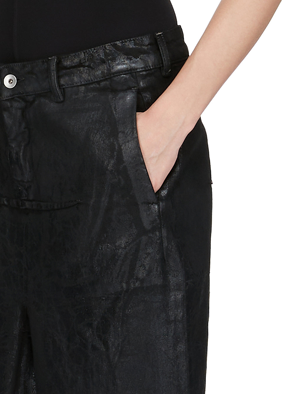 DENIM SLICED SKIRT