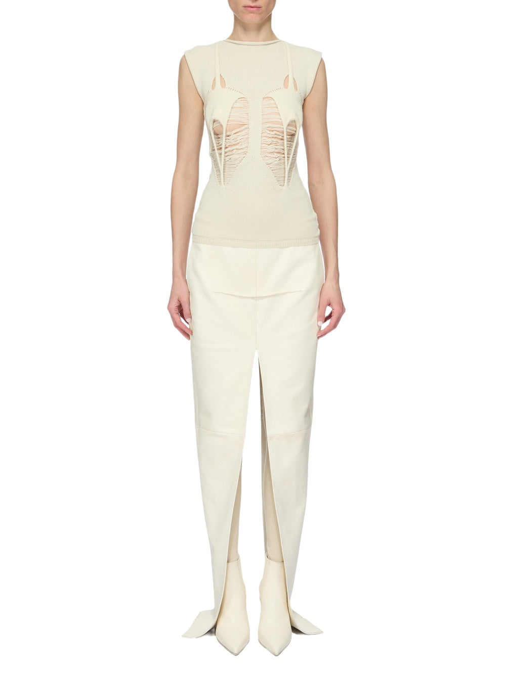 Tanja wool top - Natural