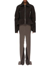 Jupe fendue en laine - Dark Dust