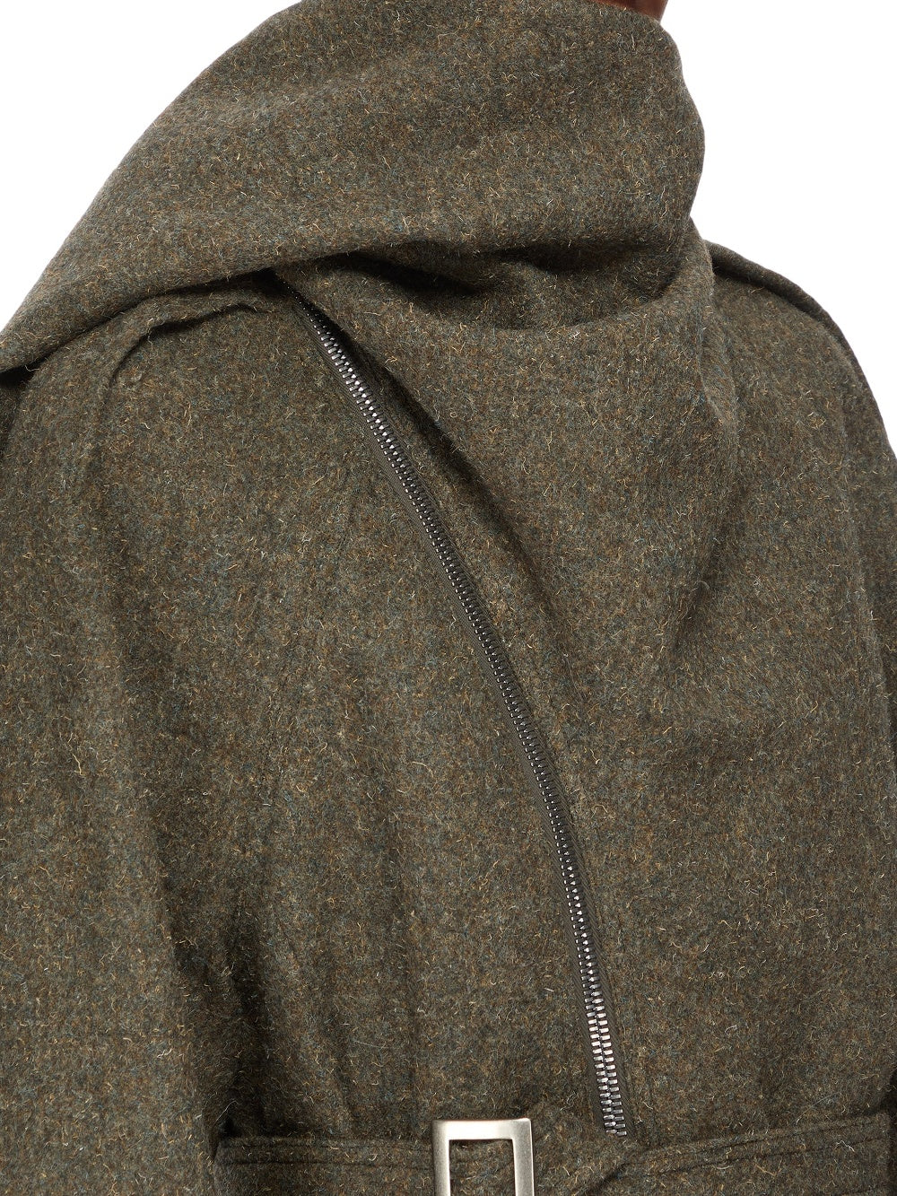 Flight Scarf wool jacket - Bosco