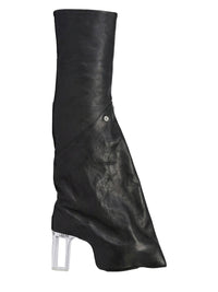 Taco Kiss leather boots - Black & Clear