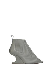 Taco leather ankle boots - Washed Indigo