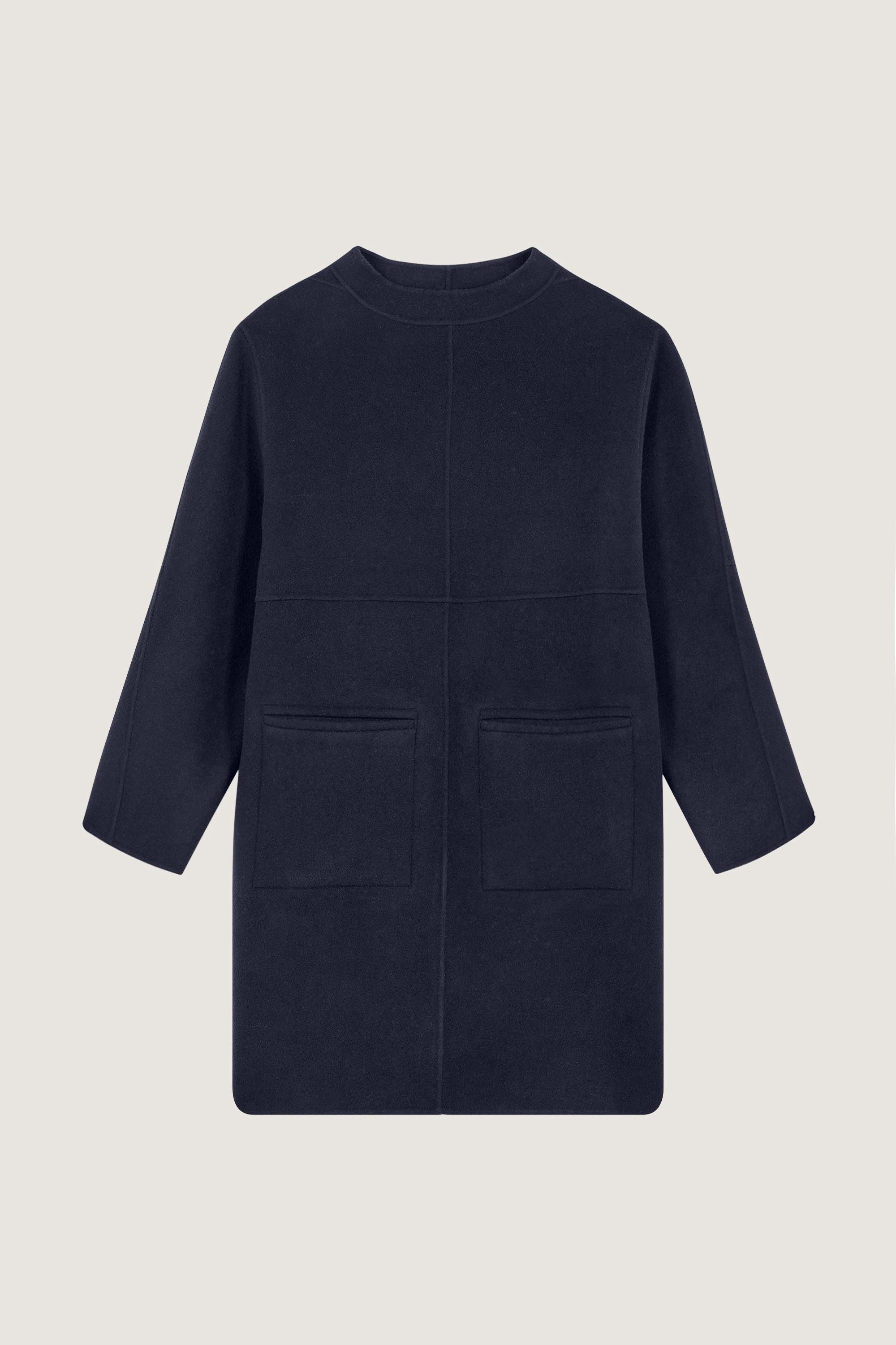 NAVY _ Robe Sea en laine - Navy