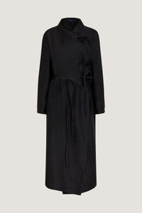 NOIR _ Robe Susie en soie - Noir