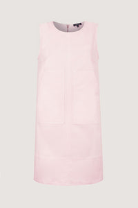 ROSE PALE _ Robe Mitsouko en coton - Rose pale