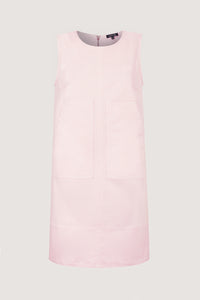 ROSE PALE _ Robe Mitsouko en coton - Rose pale