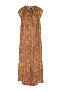 MARRON/PARME ROBE CHAINE & TRAME TAMARIS
