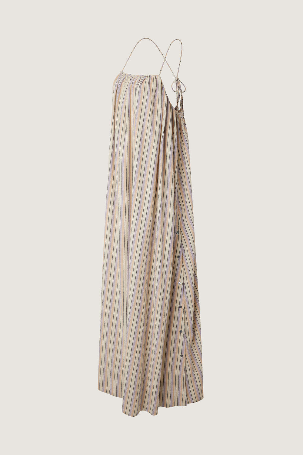 PARME/BEIGE ROBE CHAINE & TRAME ARIELLE