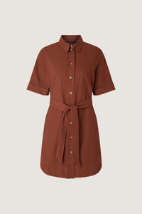 TERRACOTTA ROBE CHAINE & TRAME AZIZA