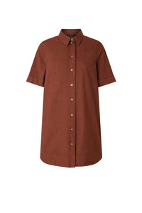 TERRACOTTA ROBE CHAINE & TRAME AZIZA