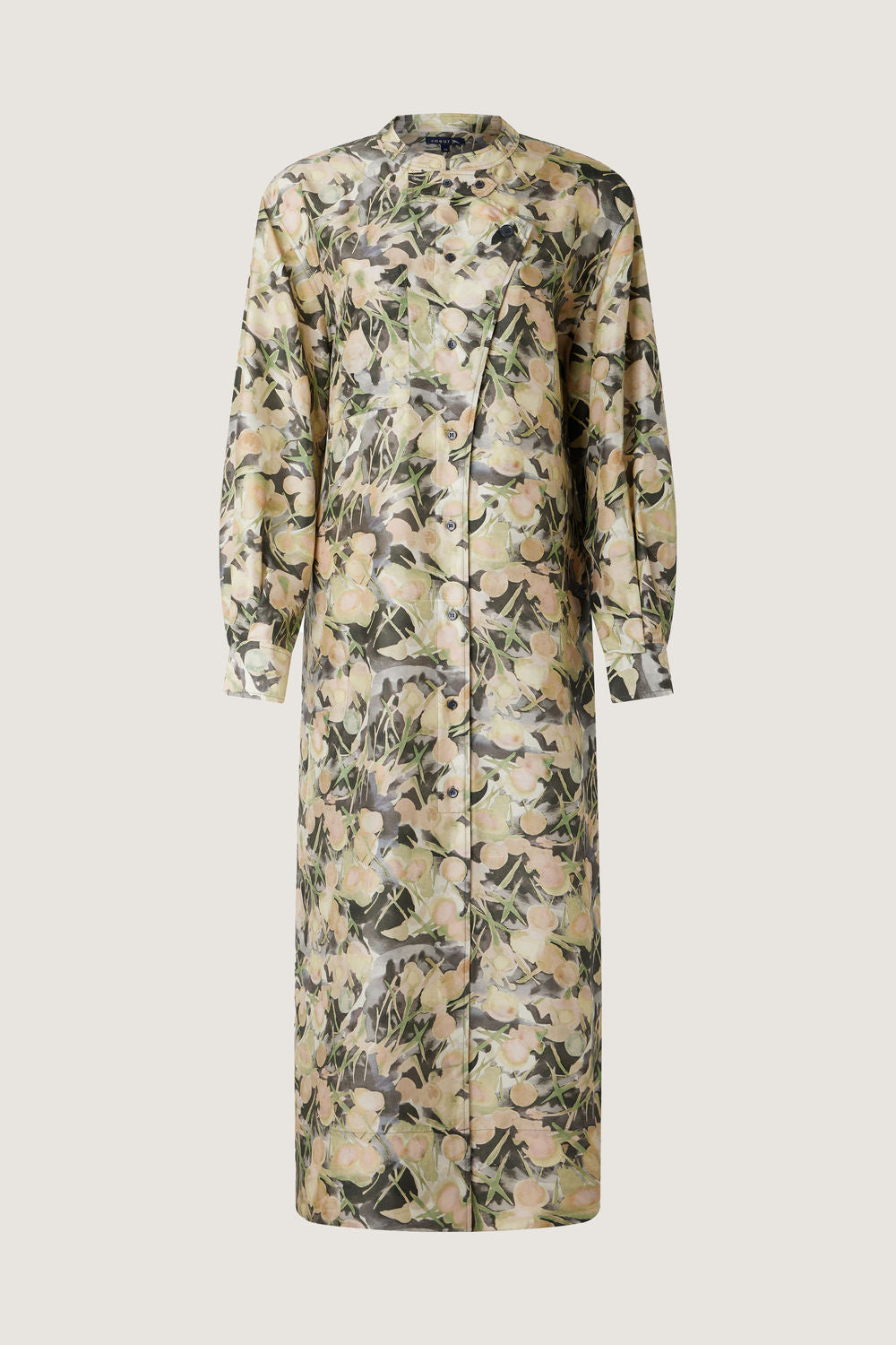 GRIS/VERT ROBE CHAINE & TRAME PHILOMENE
