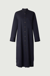 NAVY ROBE CHAINE & TRAME AKIKO