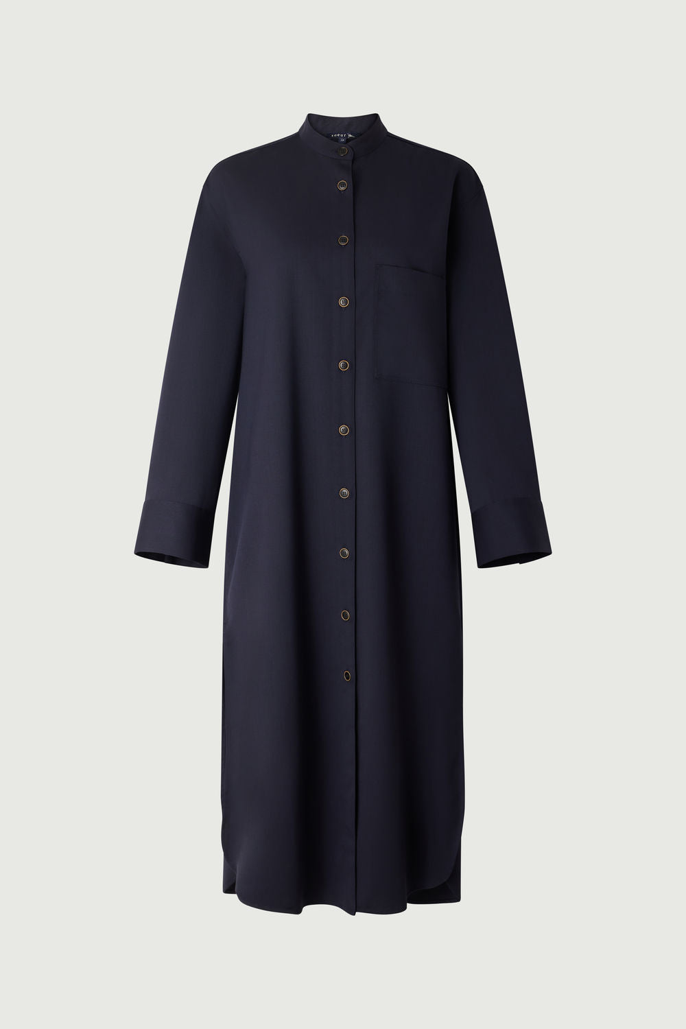 NAVY ROBE CHAINE & TRAME AKIKO