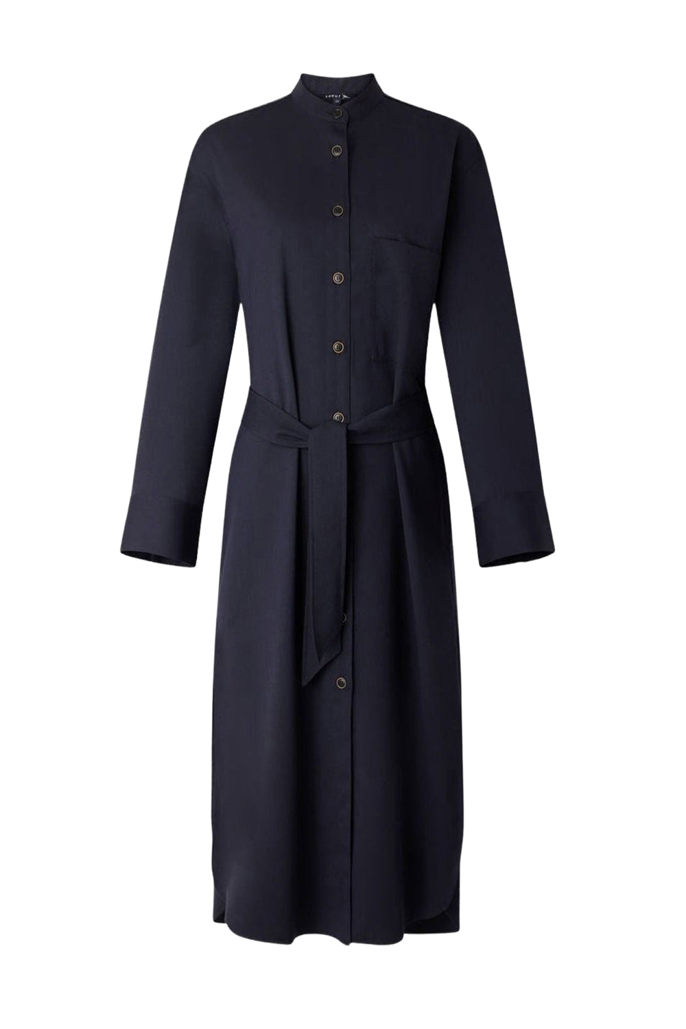 NAVY ROBE CHAINE & TRAME AKIKO