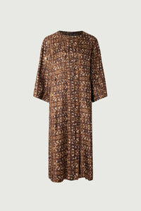 CHARBON/ECRU ROBE CHAINE & TRAME URUGUAY