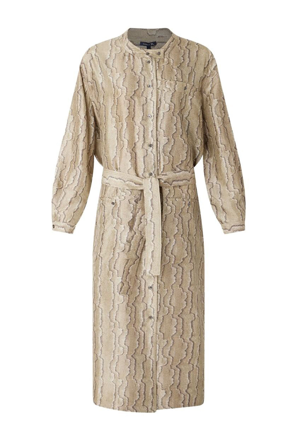 GRIS/VERT ROBE CHAINE & TRAME BELLE