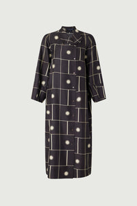 NOIR/ECRU ROBE CHAINE & TRAME BANDORA