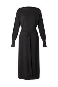 GRIS ANTHRACITE ROBE TRICOT CLEA