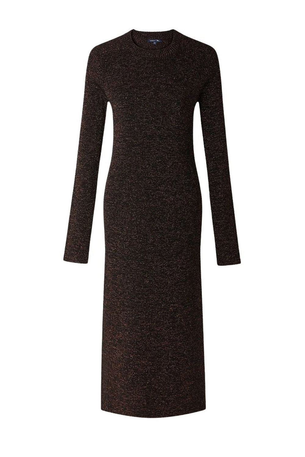 NOIR/CARAMEL ROBE TRICOT HELEN