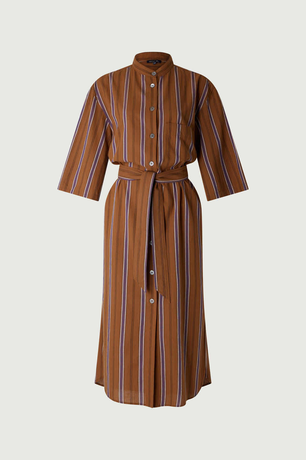 NOISETTE/VIOLET ROBE CHAINE & TRAME DEAUVILLE