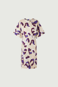 BEIGE/AUBERGINE ROBE CHAINE & TRAME ECUADOR