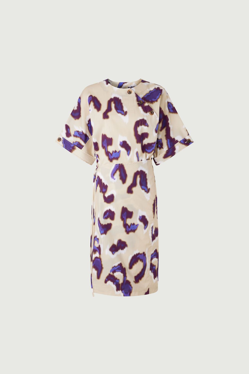 BEIGE/AUBERGINE ROBE CHAINE & TRAME ECUADOR