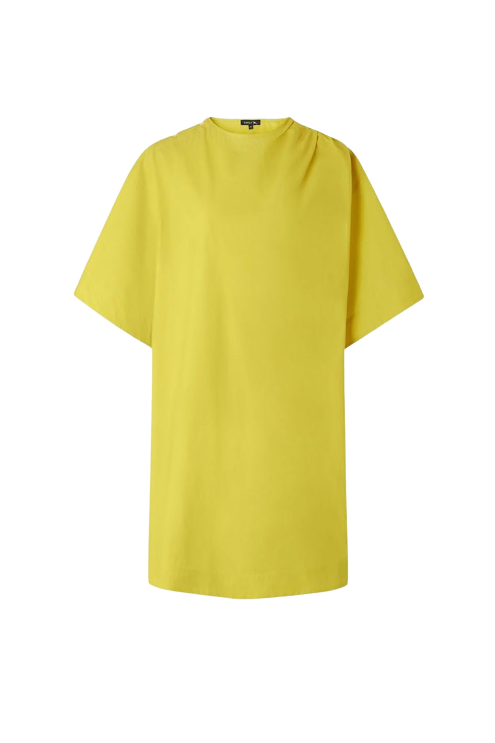 Delight cotton short dress - Lemon yellow