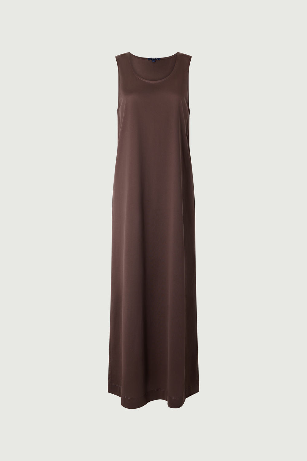 MARRON ROBE JERSEY DELIA