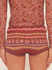 Mini-short en Alpaga Roberto - Pink