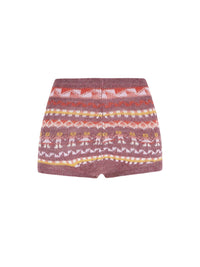 Mini-short en Alpaga Roberto - Pink