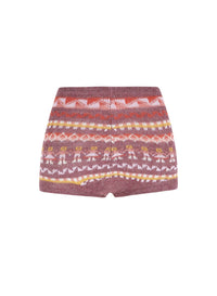 Mini-short en Alpaga Roberto - Pink