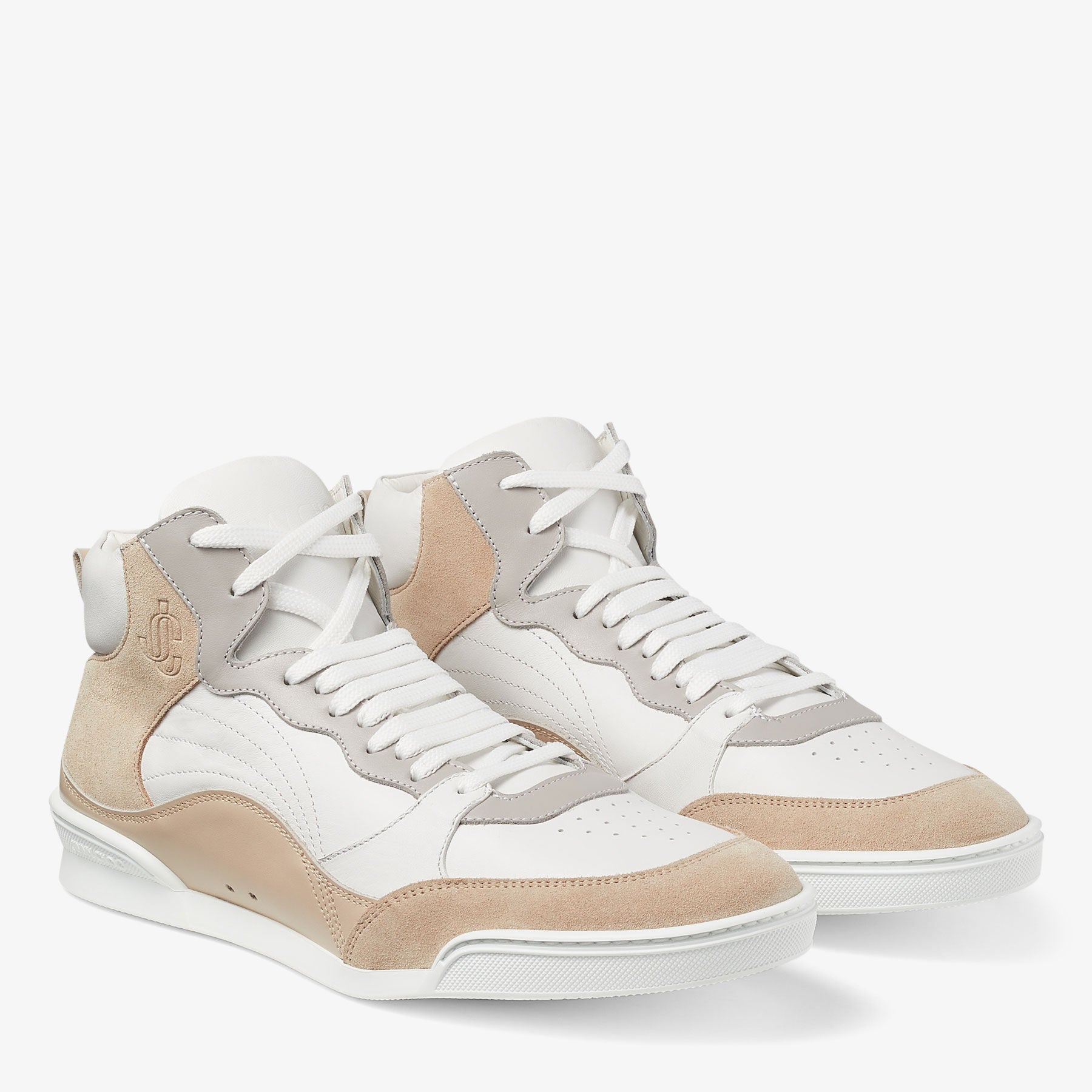 Sneakers Rob en cuir - Lamb, Grey & White