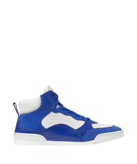 Sneakers Rob en cuir - Neon Blue & White